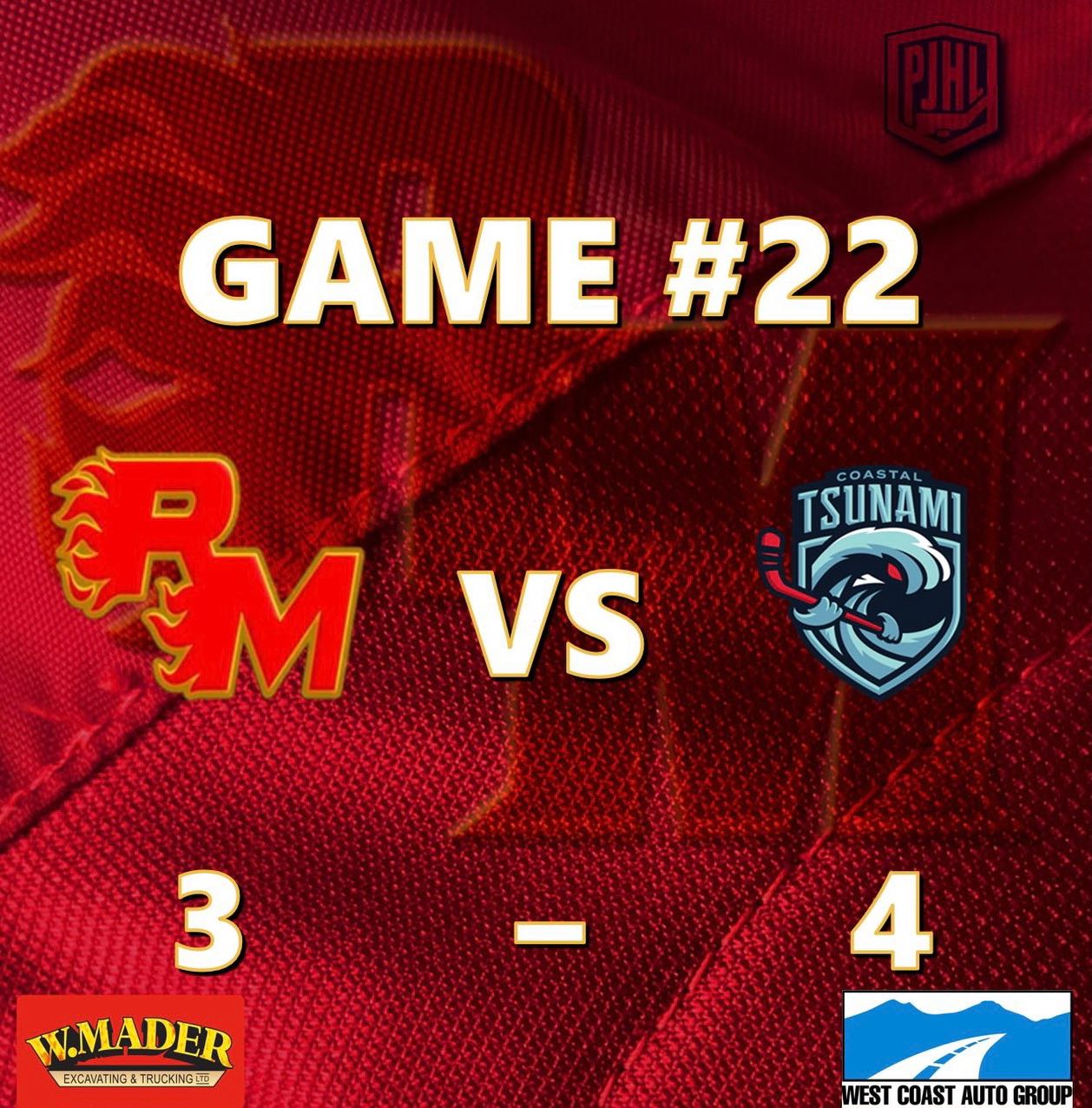 Final from Gibsons. 
Back at it Friday at The Cam vs Burnaby!