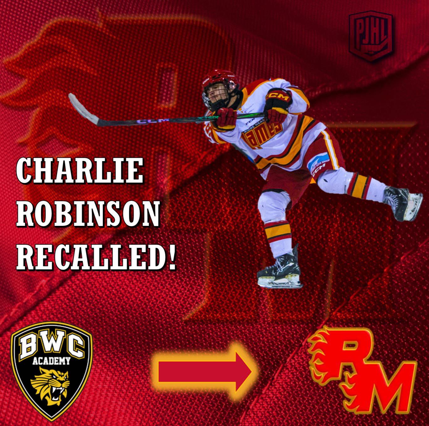 RECALL: 
We are excited to announce that we have recalled AP Charlie Robinson (F-2008) from @bwcacademy ahead of tonight’s game.
Charlie AP’d with us during the 2024/25 season, joined us full-time for both The Stonehouse Cup Championship Series and The Mowat Cup Championship Series, and tonight will be his 3rd recall game of the 2025/26 season. 
🔥🔥🔥🔥