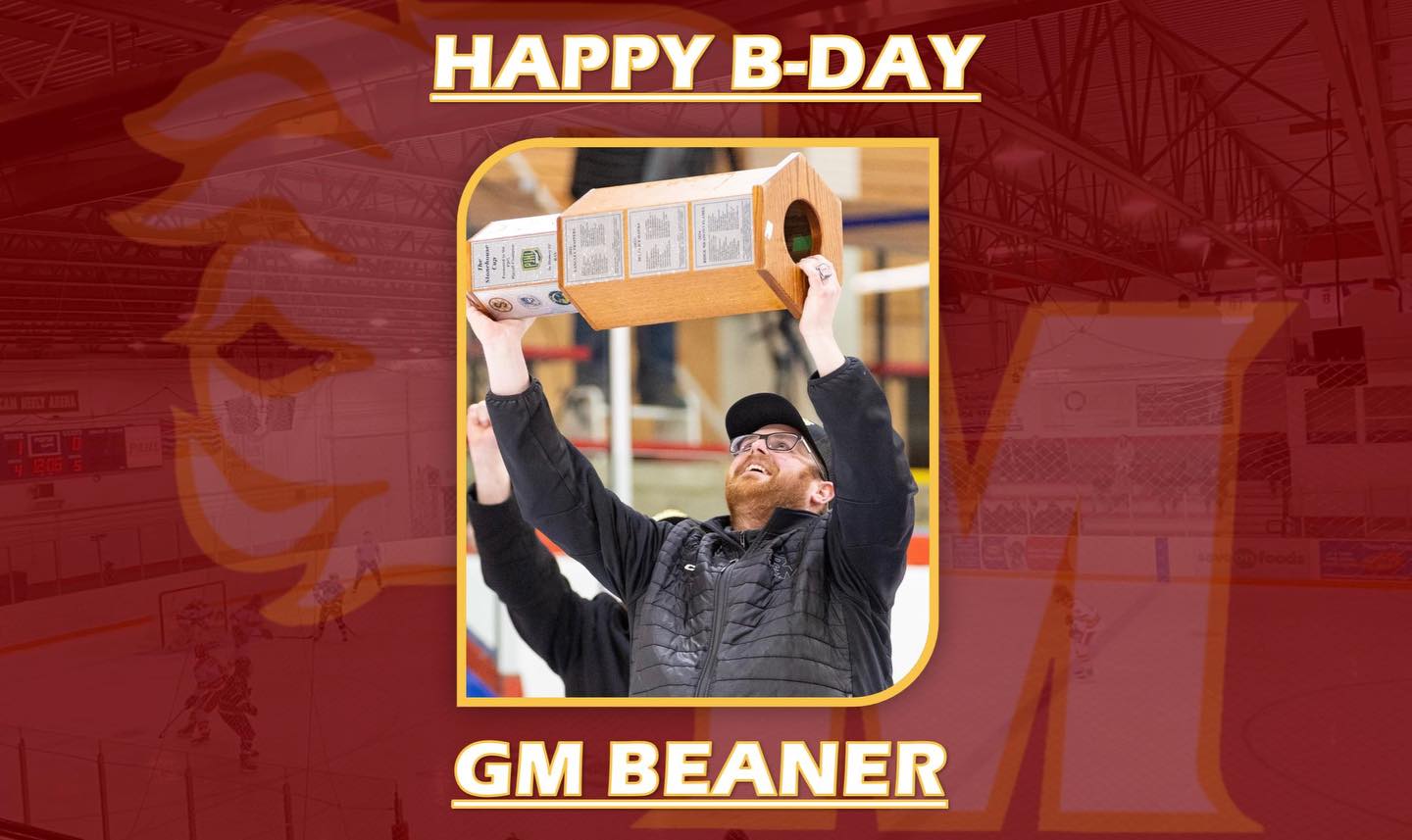 Wishing our General Manager, Derek Bedard, a very happy birthday today! 
Enjoy your day, GM Beaner! 
#TheArchitect 
🔥🔥🔥🔥