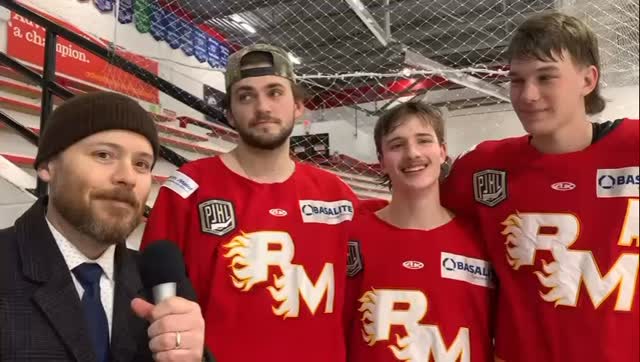 Post game thoughts from @matteommarinii @josh.bettesworth and @sam_allen167 after our 5-2 W at home!
🔥🔥🔥🔥