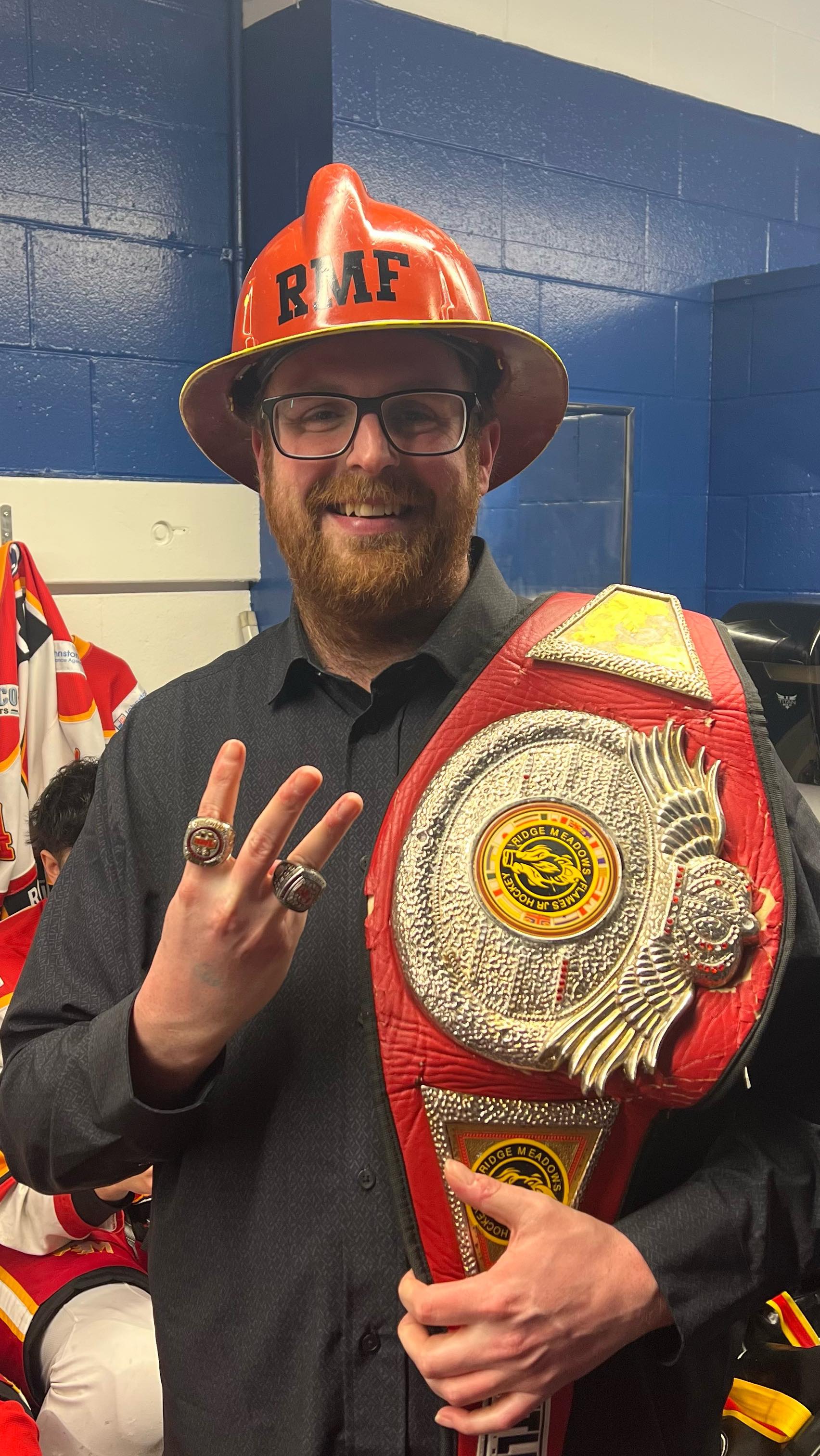 Post Game Hardware and speech by GM Beaner!
3-PEAT!!!
DYNASTY!!!
#TheArchitect 
🔥🔥🔥