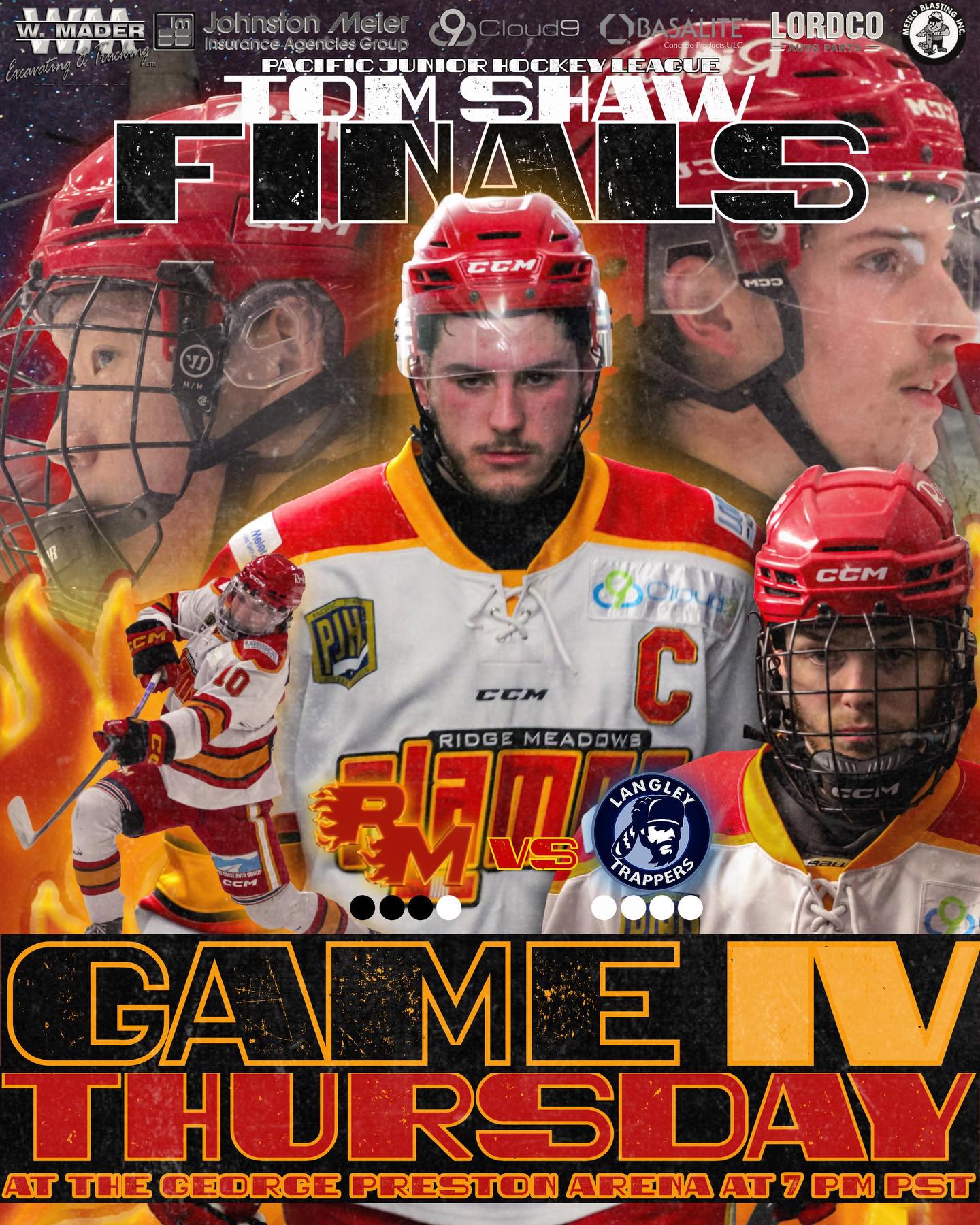 FLAMES GAME DAY!
The Finals Game 4!
📍- The Lodge
🆚 - @langleytrappers 
⏰ - 7:00pm puck drop 
📺 - @flohockey 
📸 - @tolson.media 
🔥🔥🔥🔥