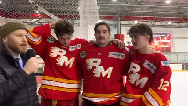 Post game thoughts from @tyler.blatz7 @matthew.candusso @max.wingrove after our 4-3 W at home!
🔥🔥🔥🔥