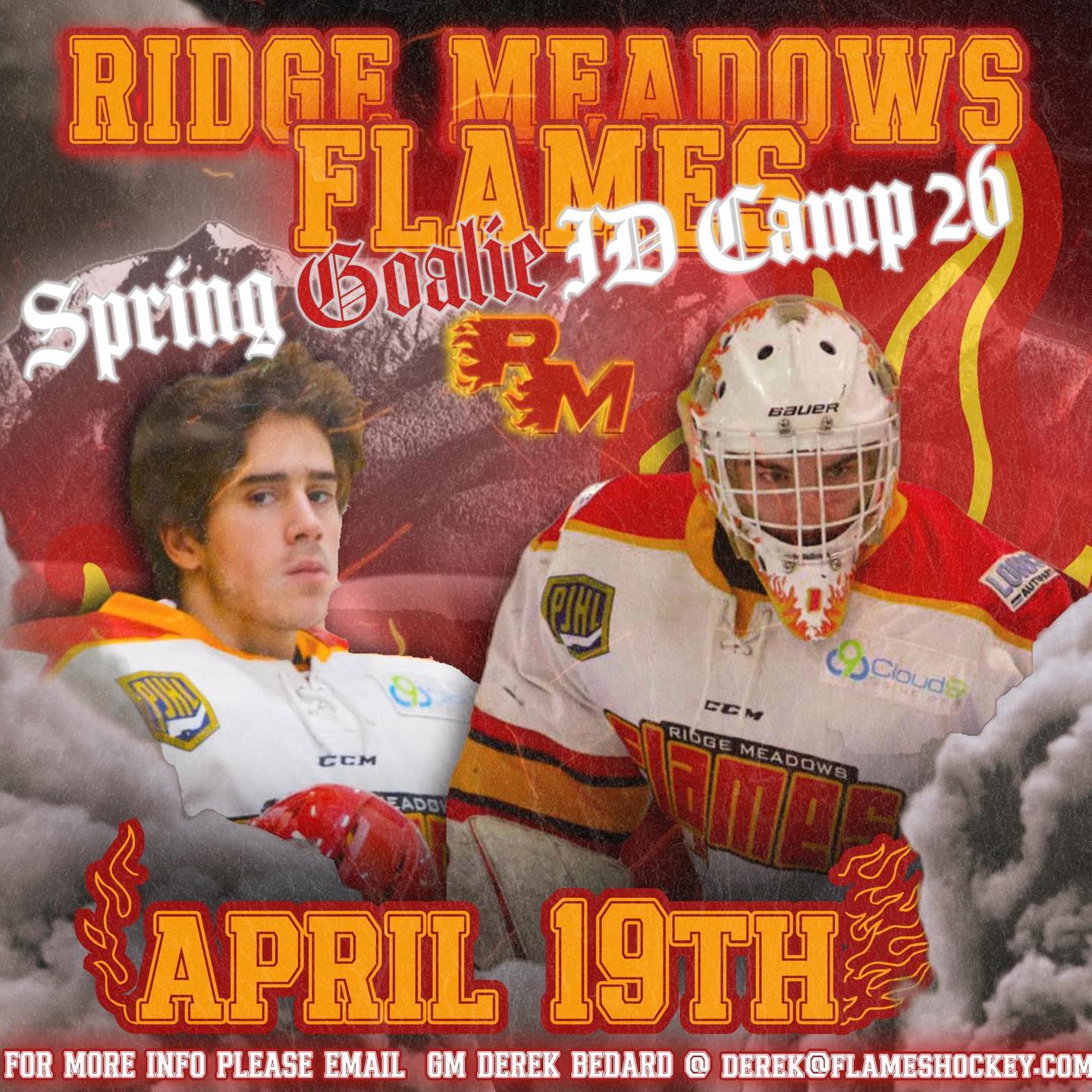 See the link in our bio for the April 19th Spring Goalie ID Camp!
Just 5 spots remain! 
Both our goalies from the 2025/26 season have graduated from our program!
🔥🔥🔥🔥