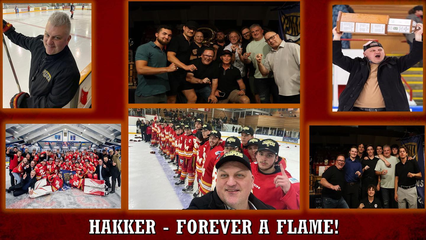 The Ridge Meadows Flames are deeply saddened and heartbroken to hear of the tragic passing of Martin Hak.  Hakker was a valued assistant coach with our organization for the 2023/24 and 2024/25 seasons and was hugely instrumental in helping guide us to Back2Back championships in those years. 

He made all of us around him better because of his positive attitude, his kindness, and his big heart.  He was always willing to help anyone in need and his sense of humour brought laughter to all of us.  He was more than a coach to all of us in our organization - he was a brother. 

Martin you were the best of the best and your legacy will live on forever.  Our thoughts and prayers are with his family and friends during this very difficult time.  The entire hockey family mourns together for the loss of such a great man!

Martin Hak - Forever A Flame!
🔥❤️🙏🕊️
