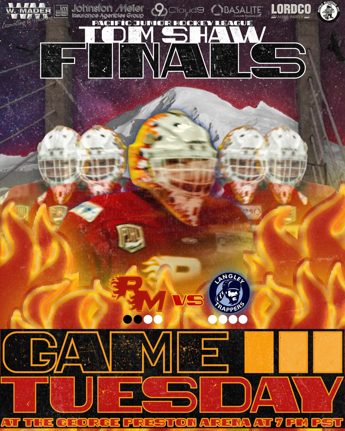 FLAMES GAME DAY!
The Finals Game 3!
📍- The Lodge
🆚 - @langleytrappers 
⏰ - 7:00pm puck drop 
📺 - @flohockey 
🔥🔥🔥🔥