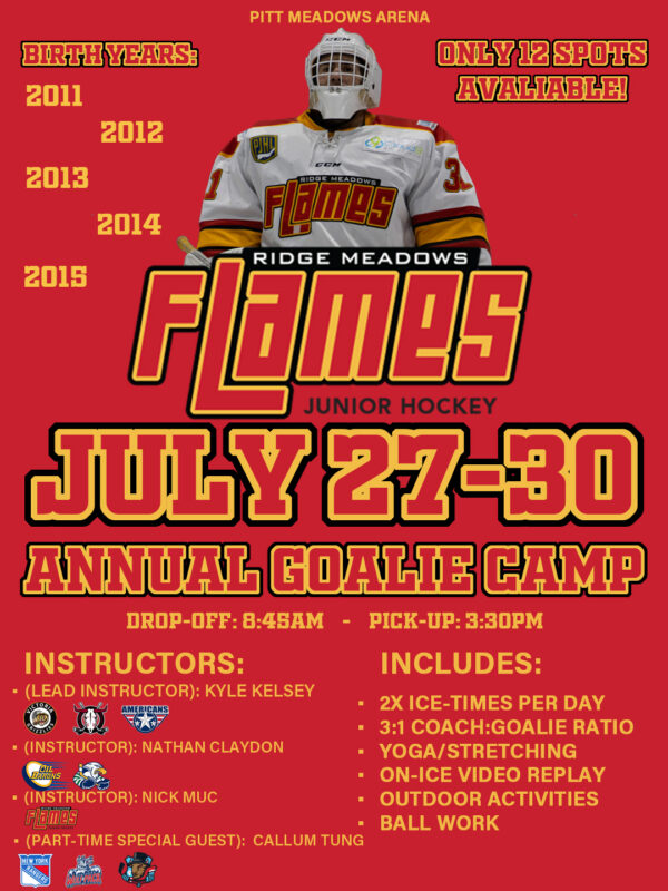 Summer Goalie Camp 2026